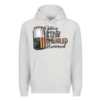 Dove Grey getting star spangled hammered Premium Hoodie - CowhideDigitalArt
