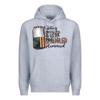 Heather Grey getting star spangled hammered Premium Hoodie - CowhideDigitalArt