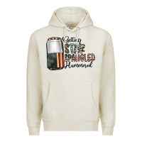Oatmeal Heather getting star spangled hammered Premium Hoodie - CowhideDigitalArt