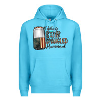Ocean Blue getting star spangled hammered Premium Hoodie - CowhideDigitalArt