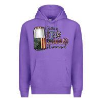 Purple getting star spangled hammered Premium Hoodie - CowhideDigitalArt