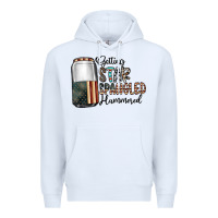 White getting star spangled hammered Premium Hoodie - CowhideDigitalArt