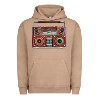 Pigment Burro Boombox Urban Hoodie - FaDigitalArtStudio