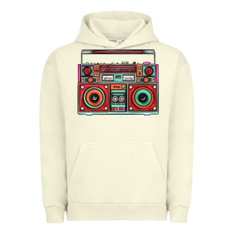Boombox Urban Hoodie by FaDigitalArtStudio | Teevron