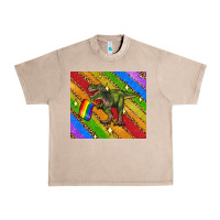 French Oak lgbtq dinosaur t rex tumbler Urban Heavy Tee - Artiststas
