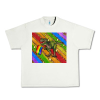 Pistachio lgbtq dinosaur t rex tumbler Urban Heavy Tee - Artiststas