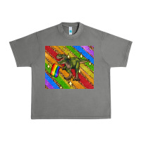 Tornado lgbtq dinosaur t rex tumbler Urban Heavy Tee - Artiststas