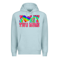 Blue Mist i love my two moms Premium Hoodie - HRA Design Shop
