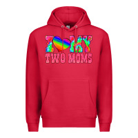 Cardinal i love my two moms Premium Hoodie - HRA Design Shop
