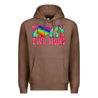 Chestnut i love my two moms Premium Hoodie - HRA Design Shop