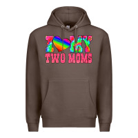 Coffee i love my two moms Premium Hoodie - HRA Design Shop