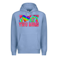 Colony Blue i love my two moms Premium Hoodie - HRA Design Shop