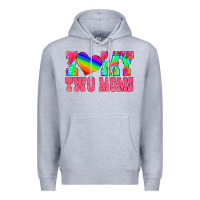 Heather Grey i love my two moms Premium Hoodie - HRA Design Shop