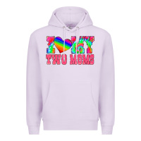 Lilac i love my two moms Premium Hoodie - HRA Design Shop