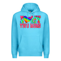 Ocean Blue i love my two moms Premium Hoodie - HRA Design Shop