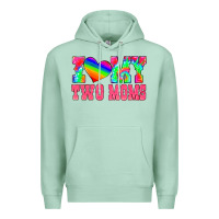 Seafoam i love my two moms Premium Hoodie - HRA Design Shop
