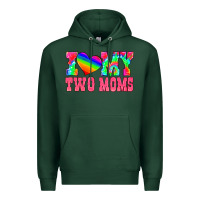Sports Green i love my two moms Premium Hoodie - HRA Design Shop