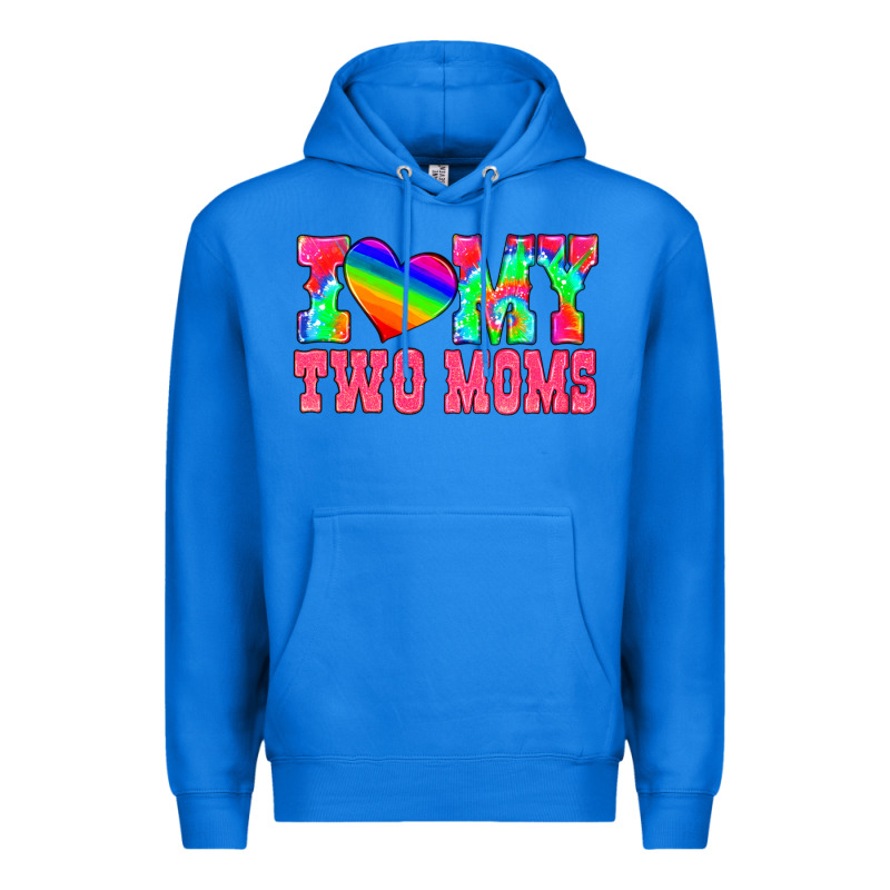 I Love My Two Moms Premium Hoodie by HRA Design Shop | Teevron