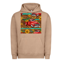 Pigment Burro western farm truck seamless pattern Urban Hoodie - HRA Design Shop