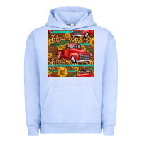 Pigment Grape Ice western farm truck seamless pattern Urban Hoodie - HRA Design Shop