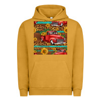 Pigment Peanut Butter western farm truck seamless pattern Urban Hoodie - HRA Design Shop