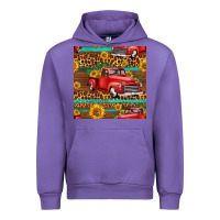 Tulip western farm truck seamless pattern Urban Hoodie - HRA Design Shop