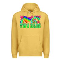 Antique Gold i love my two dads Premium Hoodie - HRA Design Shop