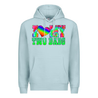 Blue Mist i love my two dads Premium Hoodie - HRA Design Shop