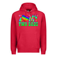 Cardinal i love my two dads Premium Hoodie - HRA Design Shop