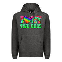 Charcoal Heather i love my two dads Premium Hoodie - HRA Design Shop