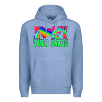 Colony Blue i love my two dads Premium Hoodie - HRA Design Shop