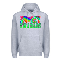 Heather Grey i love my two dads Premium Hoodie - HRA Design Shop
