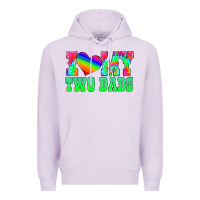 Lilac i love my two dads Premium Hoodie - HRA Design Shop