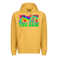 Mustard i love my two dads Premium Hoodie - HRA Design Shop