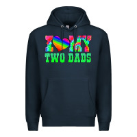Navy i love my two dads Premium Hoodie - HRA Design Shop