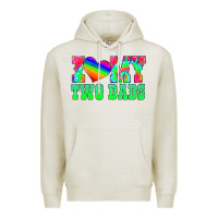 Oatmeal Heather i love my two dads Premium Hoodie - HRA Design Shop