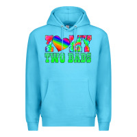 Ocean Blue i love my two dads Premium Hoodie - HRA Design Shop