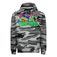 Slate Camo i love my two dads Premium Hoodie - HRA Design Shop
