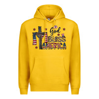 Lemon god bless america Premium Hoodie - CowhideDigitalArt