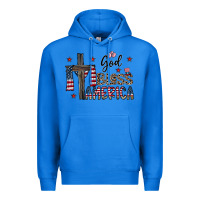 True Royal god bless america Premium Hoodie - CowhideDigitalArt