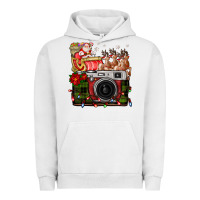 Pigment Lunar Rock Christmas Santa Vintage Camera Urban Hoodie - FaDigitalArtStudio