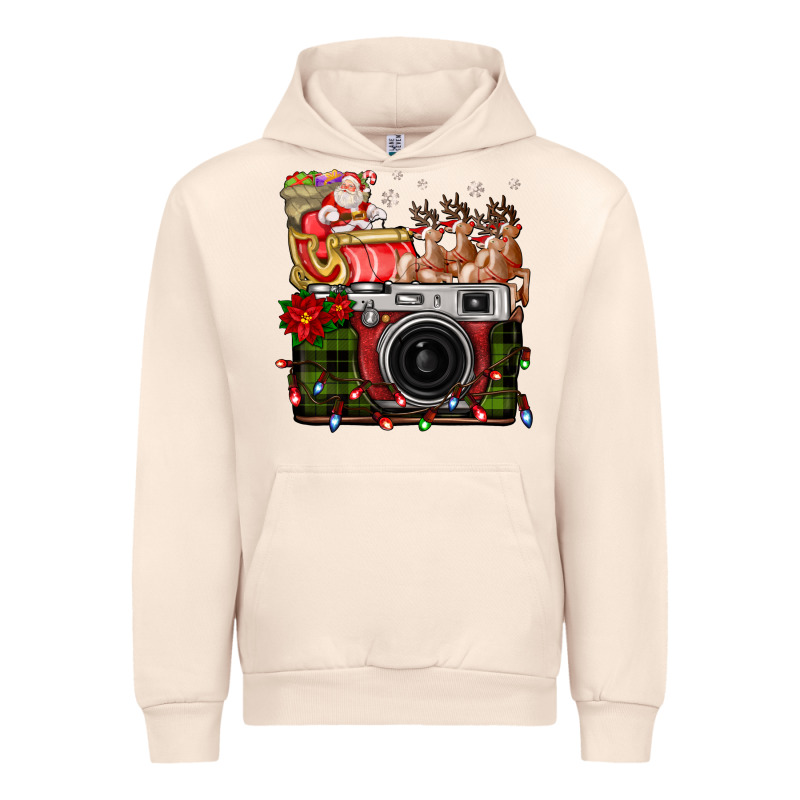 Christmas Santa Vintage Camera Urban Hoodie by FaDigitalArtStudio | Teevron