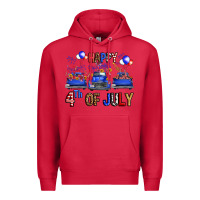 Cardinal western hello fourth of july trucks Premium Hoodie - FaDigitalArtStudio