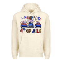 Sandshell western hello fourth of july trucks Premium Hoodie - FaDigitalArtStudio