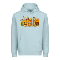 Blue Mist bee drink Premium Hoodie - RacoonDesign