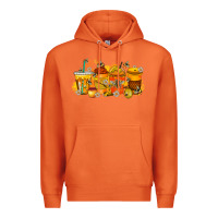 Carrot bee drink Premium Hoodie - RacoonDesign
