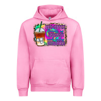 Fuchsia Pink iced coffee sarcasm Urban Hoodie - RacoonDesign