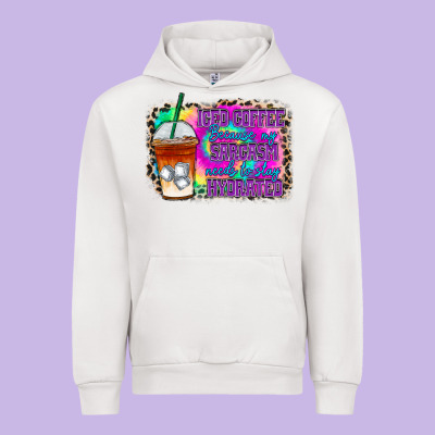 Iced Coffee Sarcasm Urban Hoodie Designed By Racoondesign