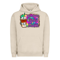 Pigment French Oak iced coffee sarcasm Urban Hoodie - RacoonDesign