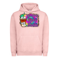 Pigment Salmon iced coffee sarcasm Urban Hoodie - RacoonDesign